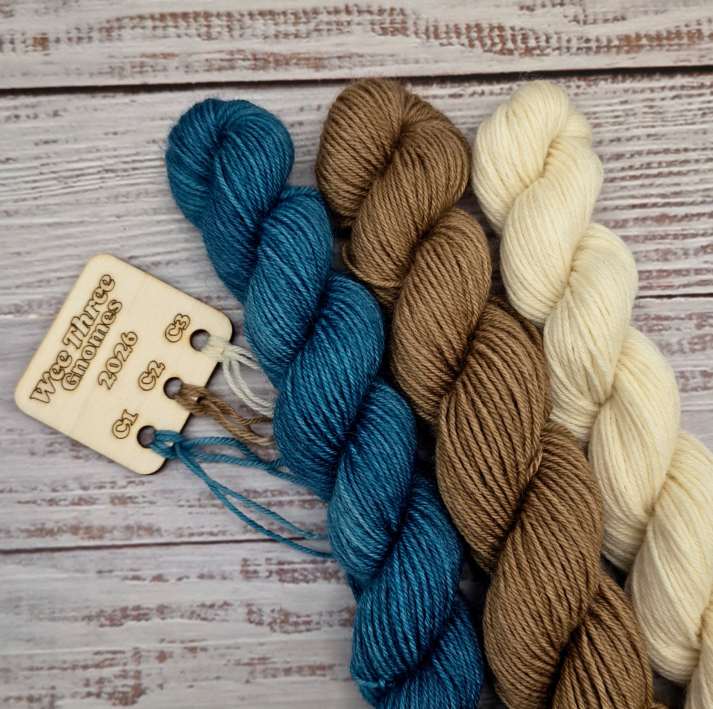 Pre-order: Wee Three Gnomes Yarn Sets, December Knit-Along - Image 3