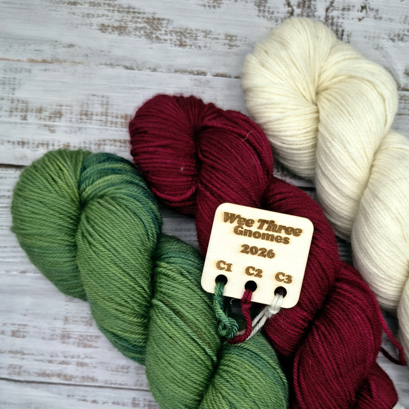 Pre-order: Wee Three Gnomes Yarn Sets, December Knit-Along - Image 5