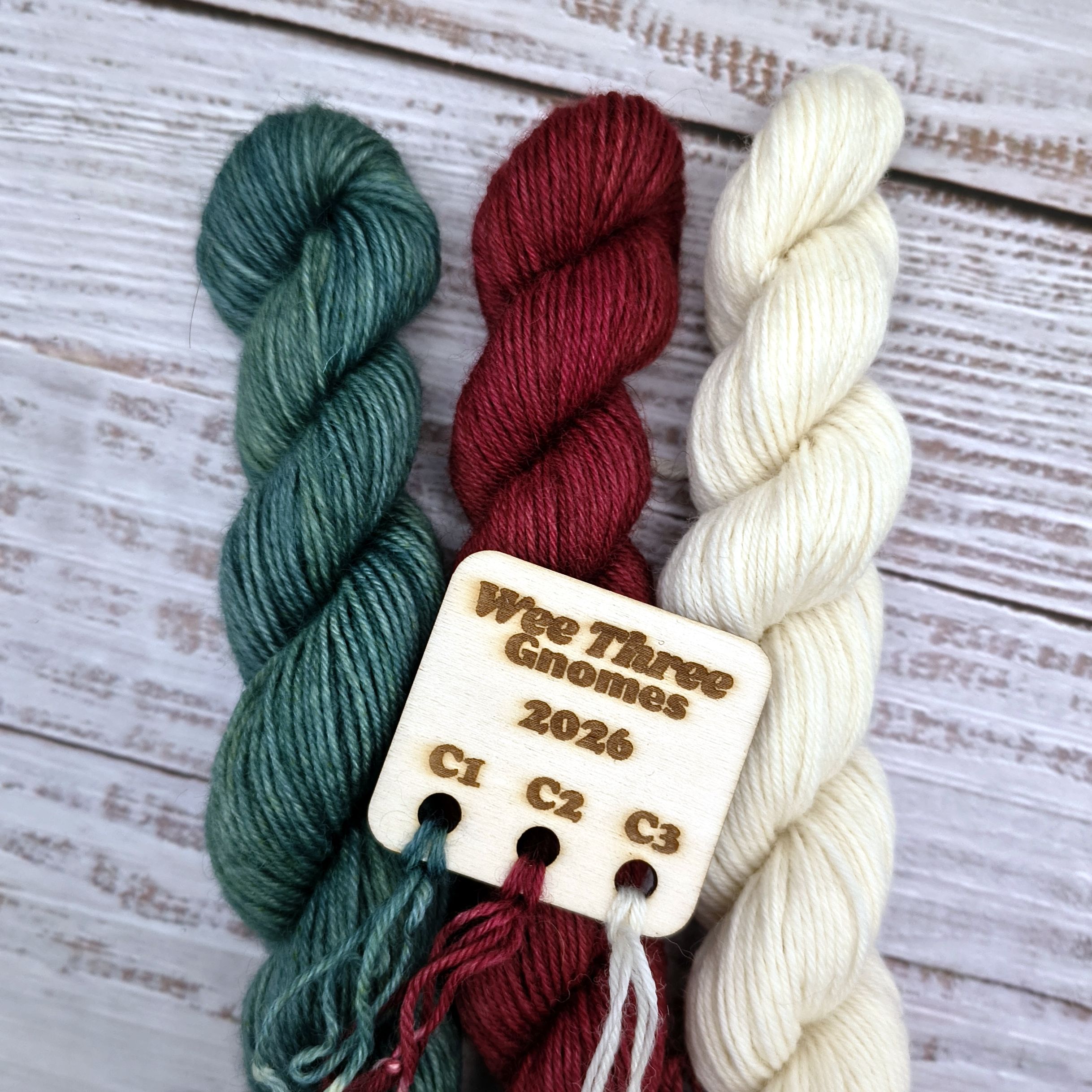 Pre-order: Wee Three Gnomes Yarn Sets, December Knit-Along - Image 2