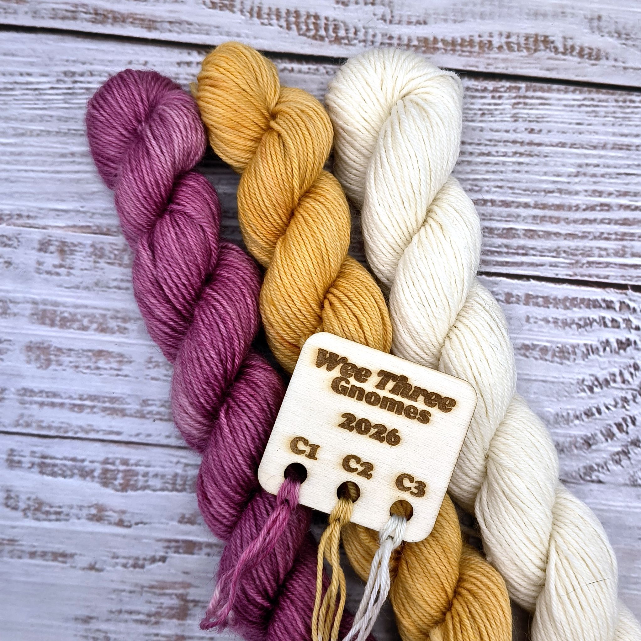 Pre-order: Wee Three Gnomes Yarn Sets, December Knit-Along - Image 4